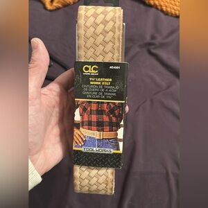 CLC Work Gear Tan Leather Belt